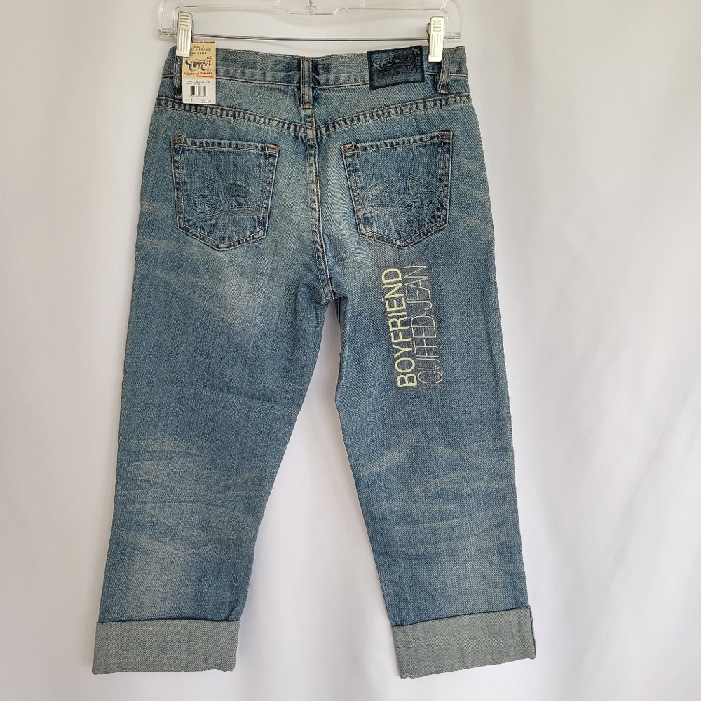 Chip and Pepper Boyfriend Cuffed Jeans NWT  Sz 0 - Picture 3 of 12